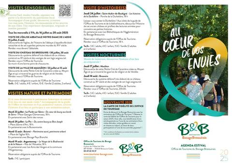 Programme des animations de l'Office de Tourisme Programme des animations de l'Office de Tourisme