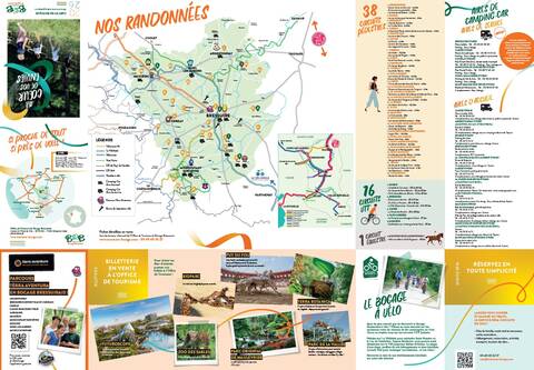 Carte des randonnées 2026