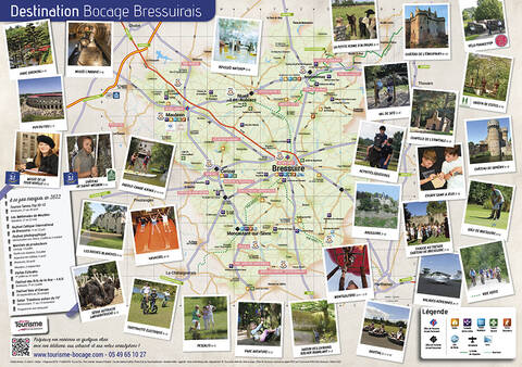 Carte Touristique Bocage Bressuirais Proche Puy Du Fou Carte Touristique Bocage Bressuirais Proche Puy Du Fou