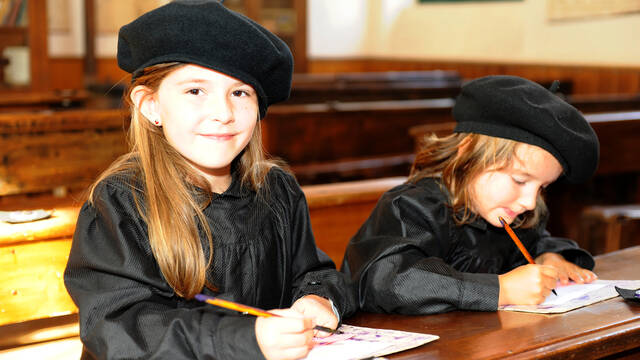 Classe d’enfants à la Tour Nivelle
