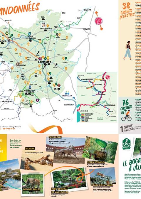 Carte des randonnées 2026