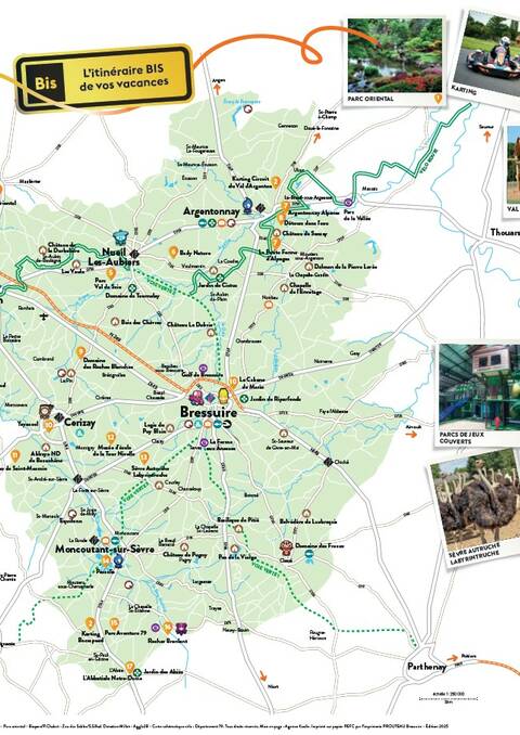 Carte Touristique du Bocage Bressuirais