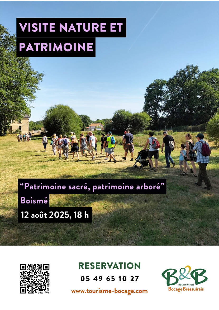 Visite nature et patrimoine Boismé 2025