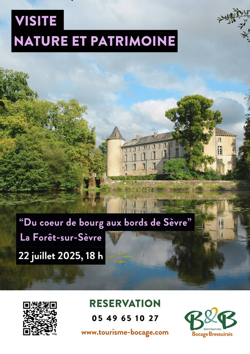 Visite nature et patrimoine à La Foret sur Sèvre 2025