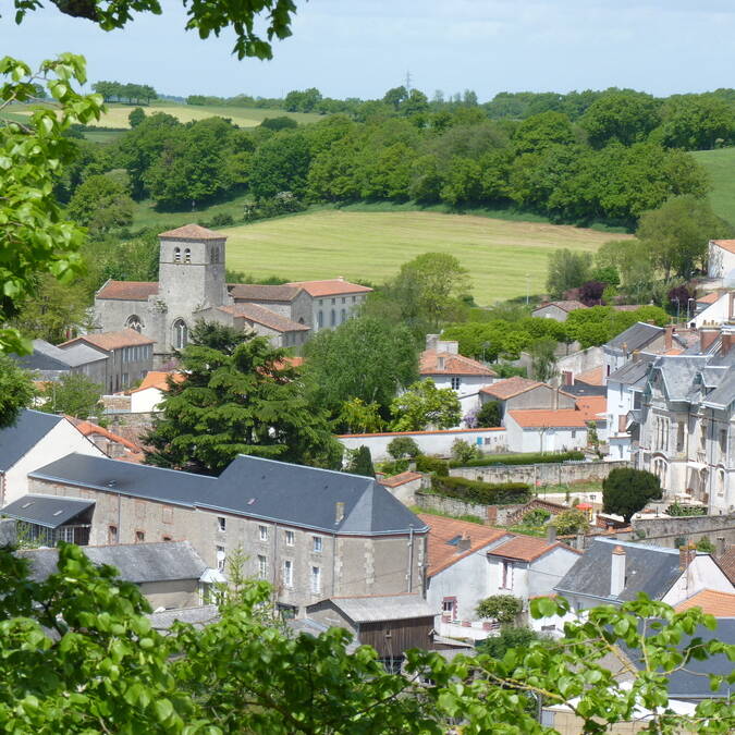 Vue panoramique sur Mauléon @PWall/CD79